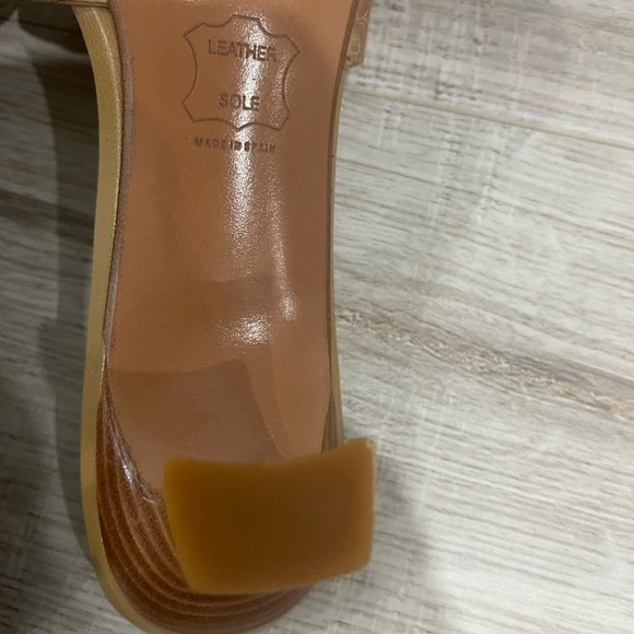 Rare Vintage Stuart Weitzman Crocodile leather Honey Heels size 6.5 - Picture 9 of 17